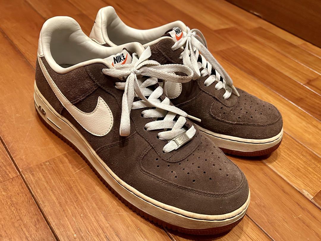 Nike Air Force 1 brown suède !!!