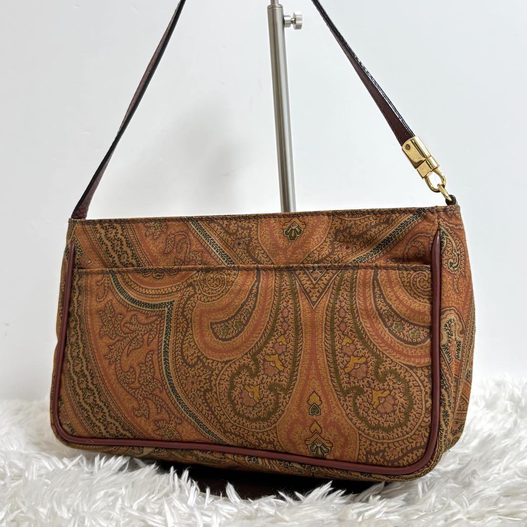 韓国 ファッション通販 美品】 ETRO アクセサリーポーチ ミニバッグ ペイズリー柄 総柄 バッグ
