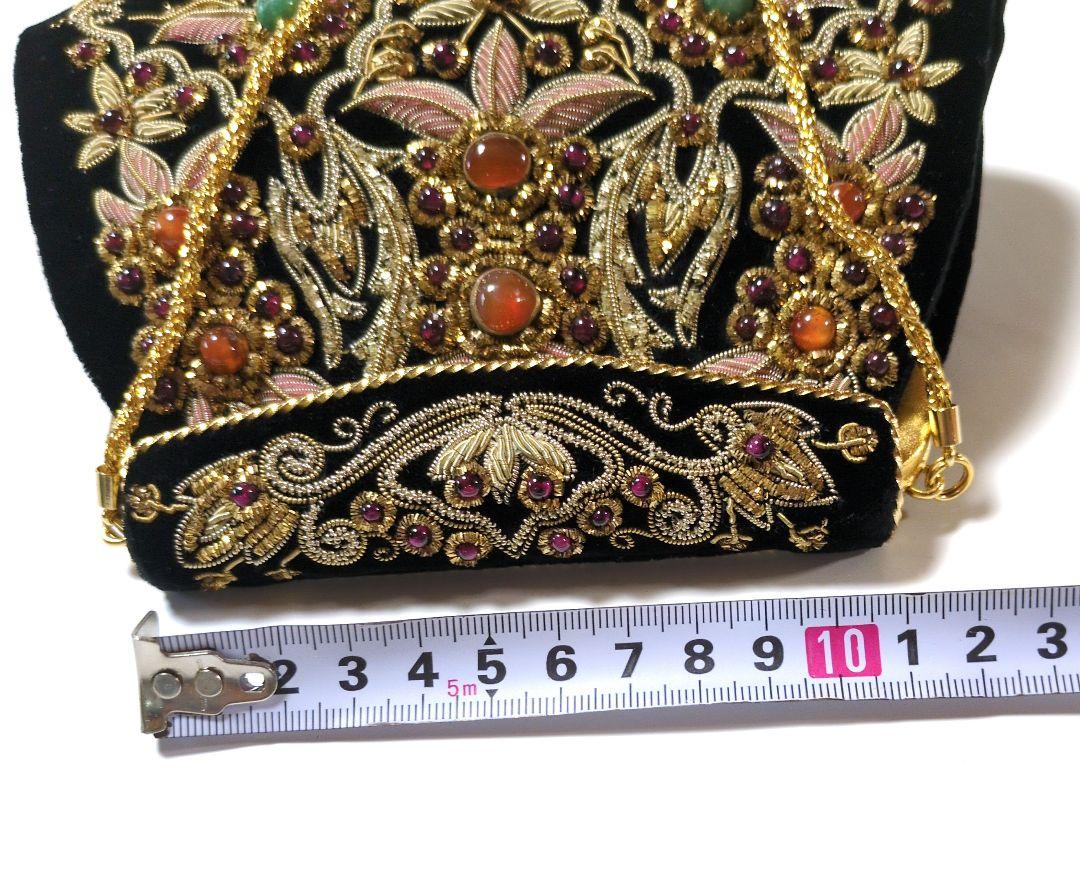 皇室御用達 LUMY はしもと　高級ヴィンテージ ビーズバッグ