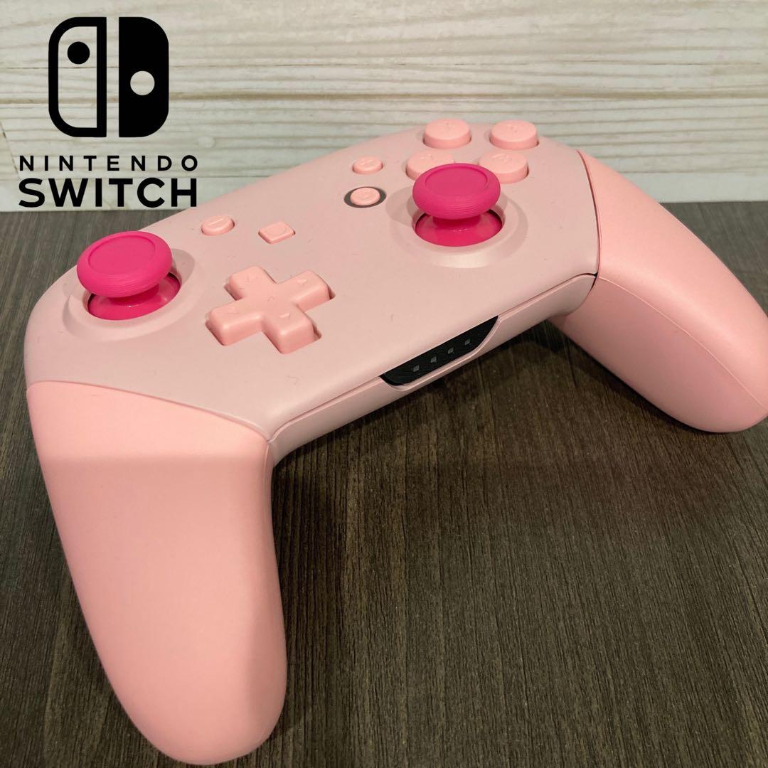 【純正プロコン】 ピンク 任天堂 クリック プロコントローラー