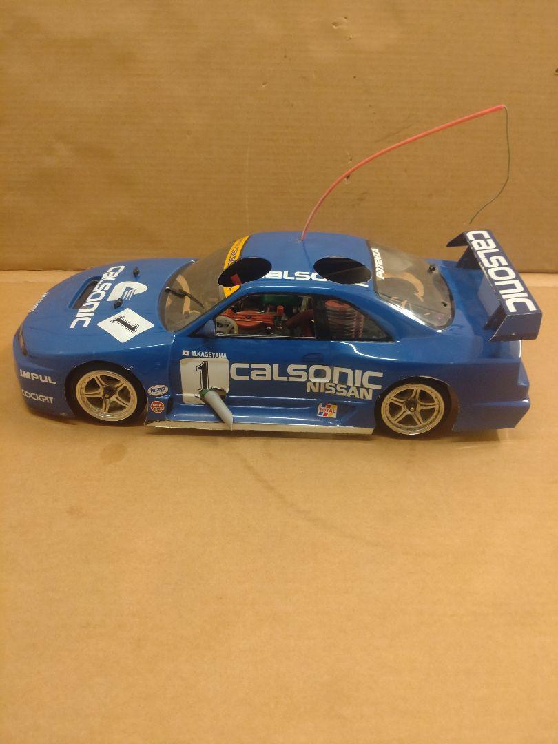 ラジコン　京商 1/10 スカイライン カルソニック　エンジンカー