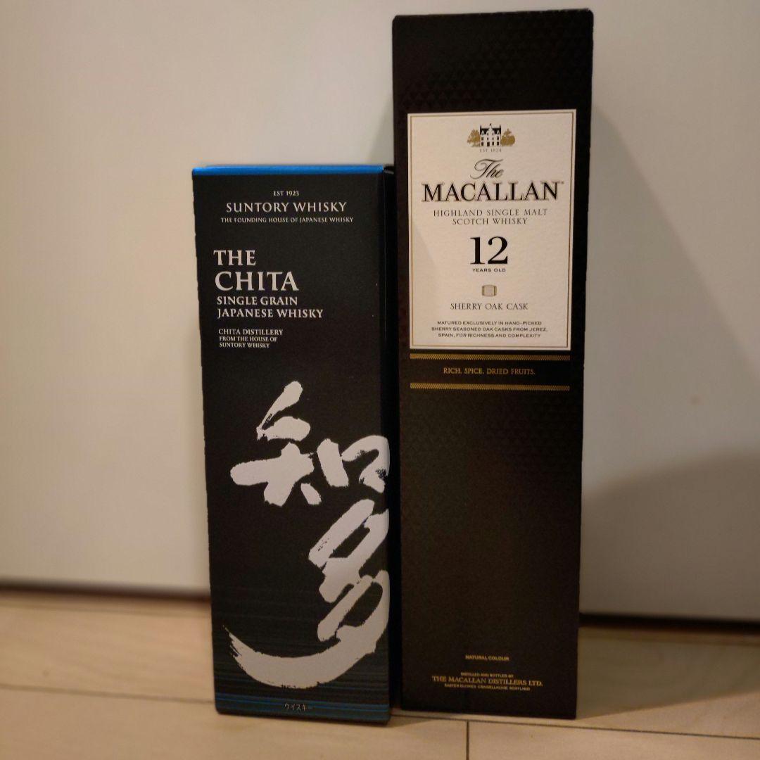 サントリー ウイスキー 知多+マッカラン シェリーオークカスク12年 2本セット