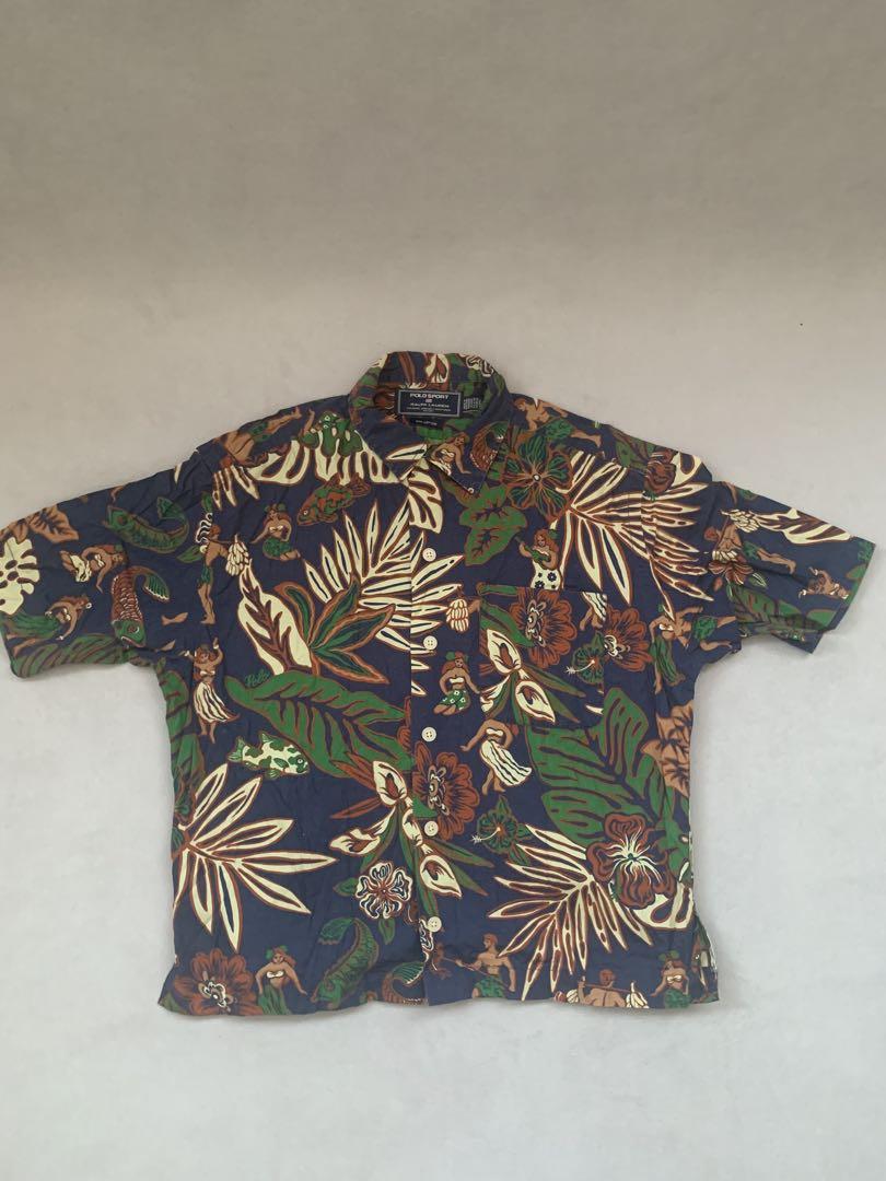 POLO SPORT ラルフローレン　アロハシャツ　Sサイズ