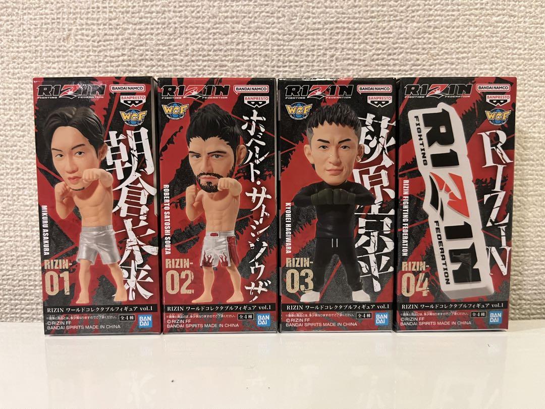 RIZIN ワールドコレクタブルフィギュア vol.1 4種コンプ - メルカリ