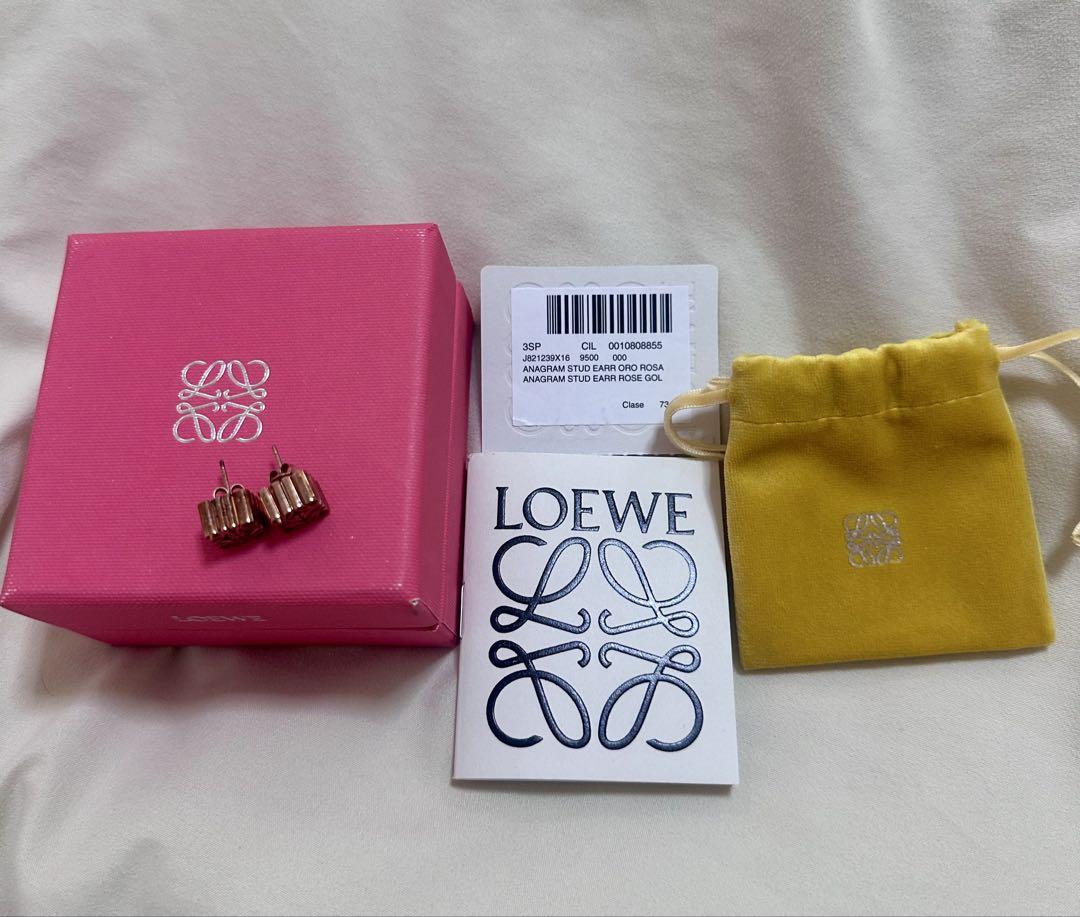 【正規品】LOEWE アナグラムスタッズピアス