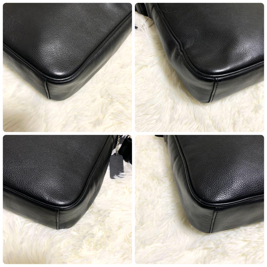 【極美品】COACH コーチ フライトバッグ レザー マホガニー ブラック 黒 美品✨ コーチ ショルダーバッグ フライト マホガニー