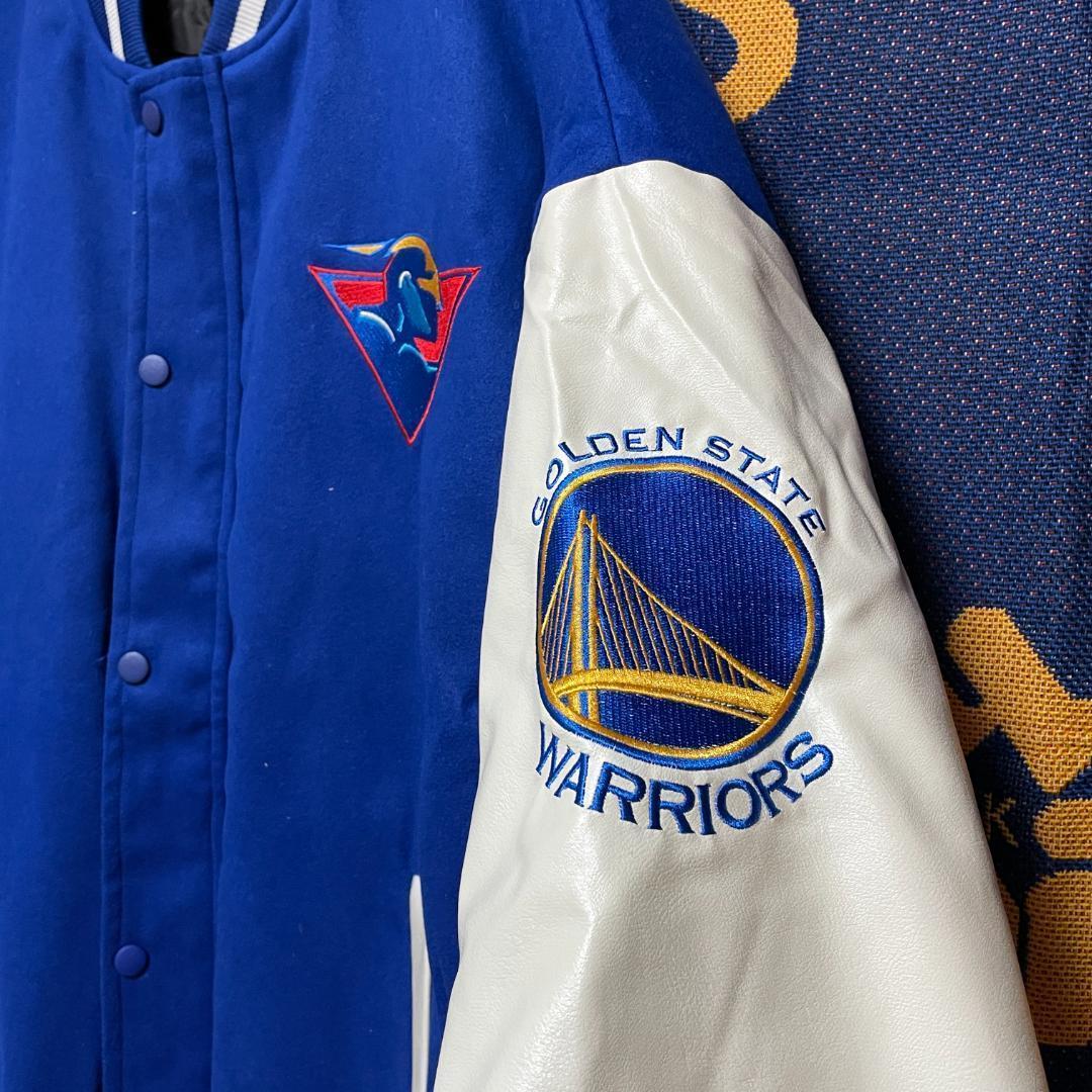 NBA バスケット メンズ 上着 アウター 秋 冬 新品未使用 レトロ ブルー