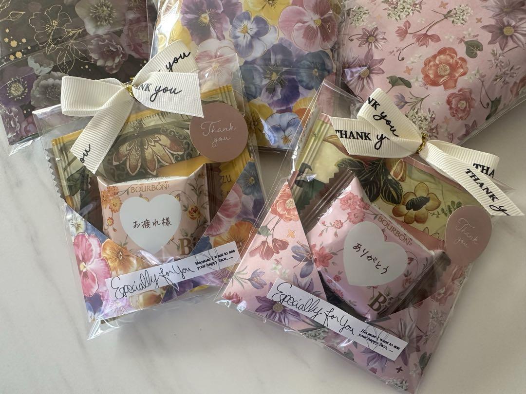 【専用】①お礼プチギフト　35袋　ミントン紅茶♡メッセージチョコ♡ベルメーレン