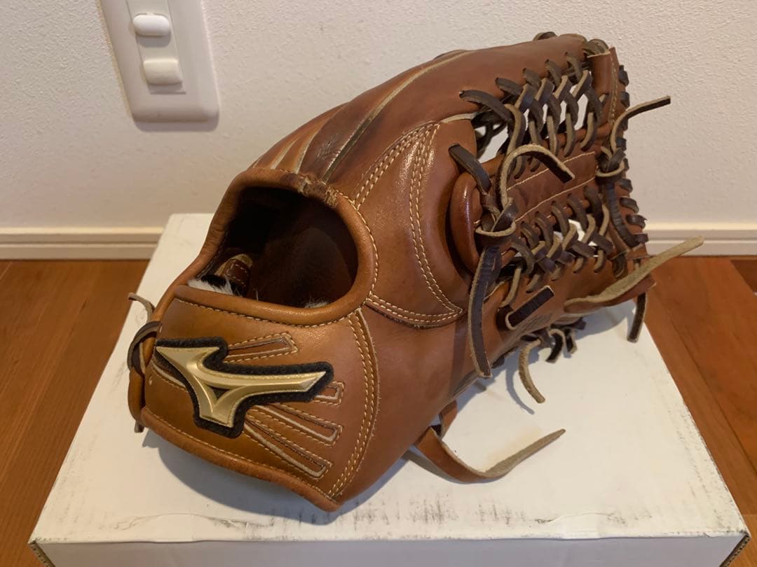 Mizuno グローバルエリート一般軟式グローブ ブラウン