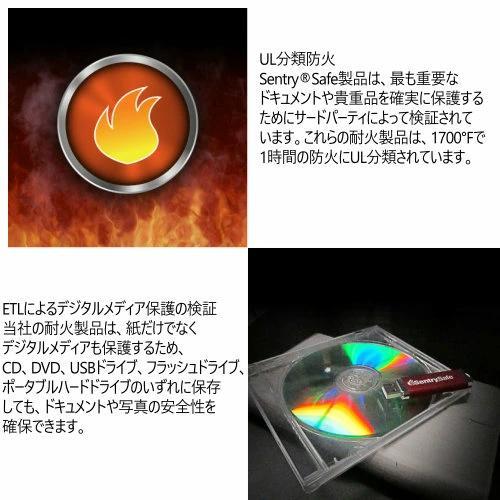 SentrySafe 耐火 耐水 金庫 SFW123FTC 33.6 L