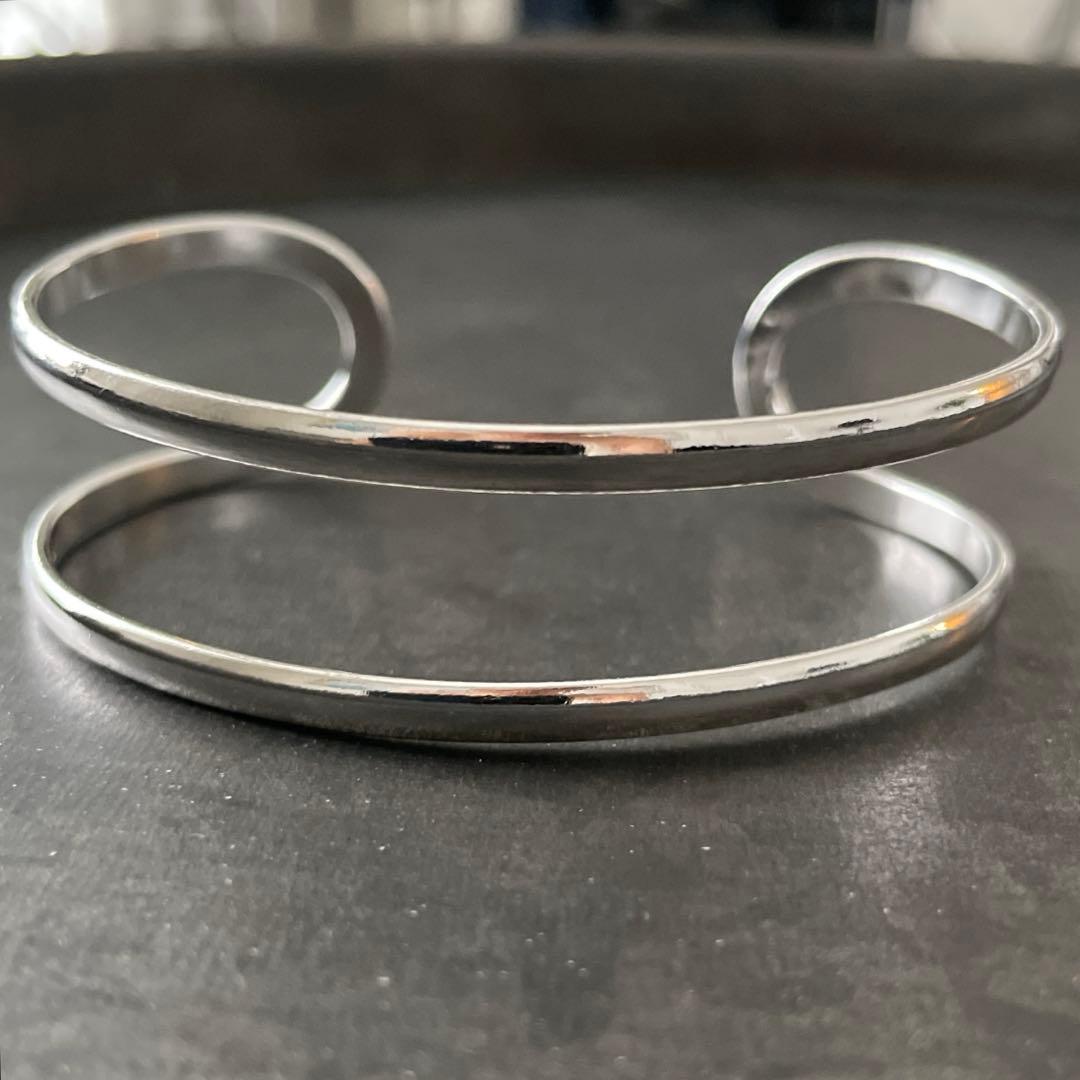 新品未使用 メキシカンジュエリー シルバー925 バングルブレスレット