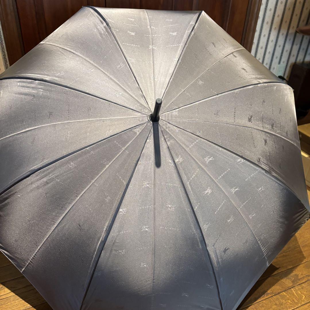 買得 Burberry バーバリー紳士長傘 モノグラム 高級上クラス 小物