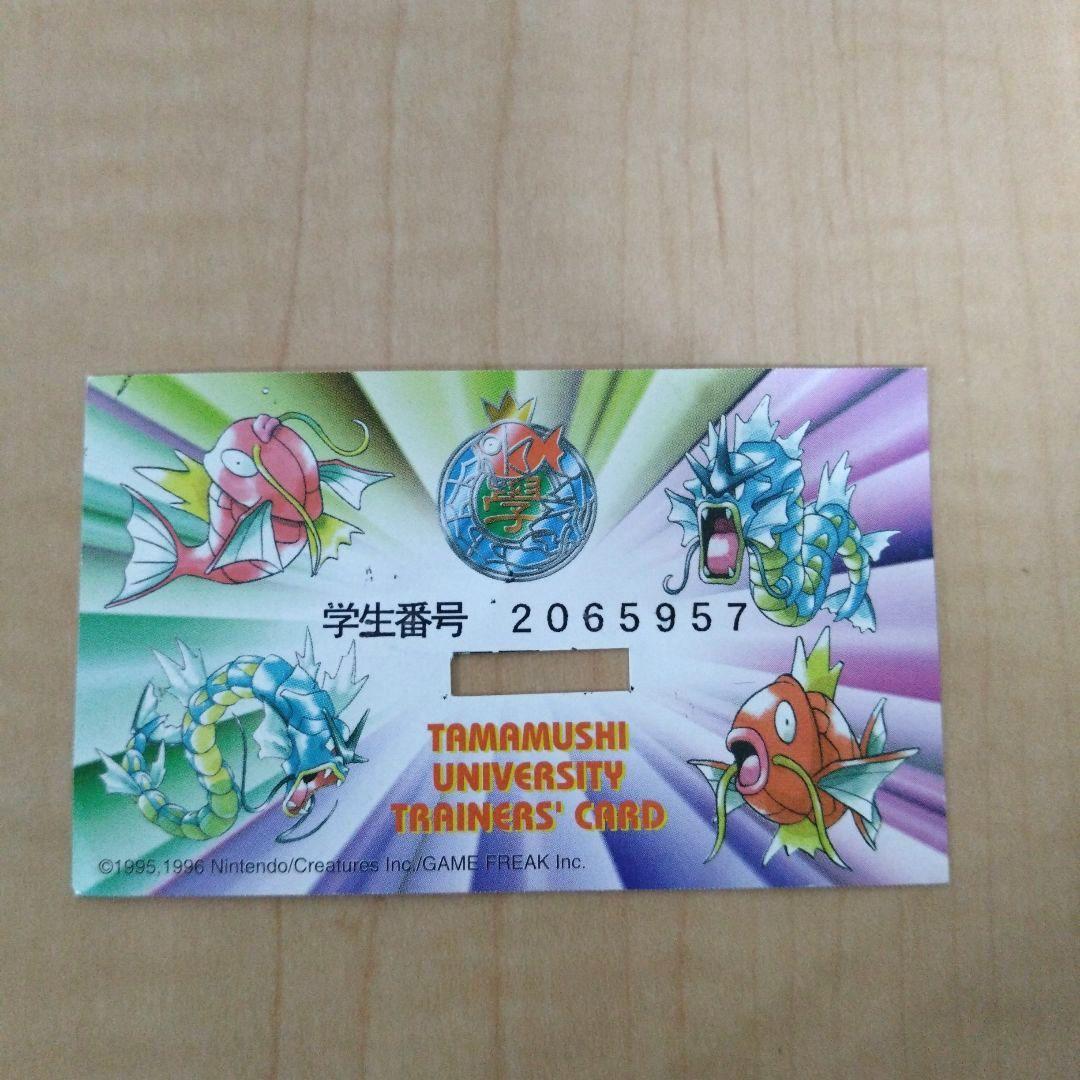ポケモン タマムシ大学 学生手帳 学生証 コイキングピンバッジ