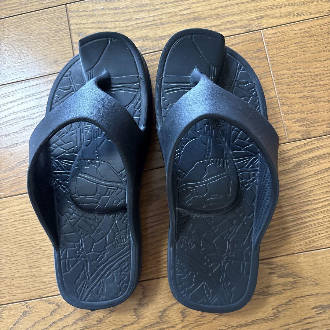 ラクバキ イージーサンダル ブラック レディース M - メルカリ