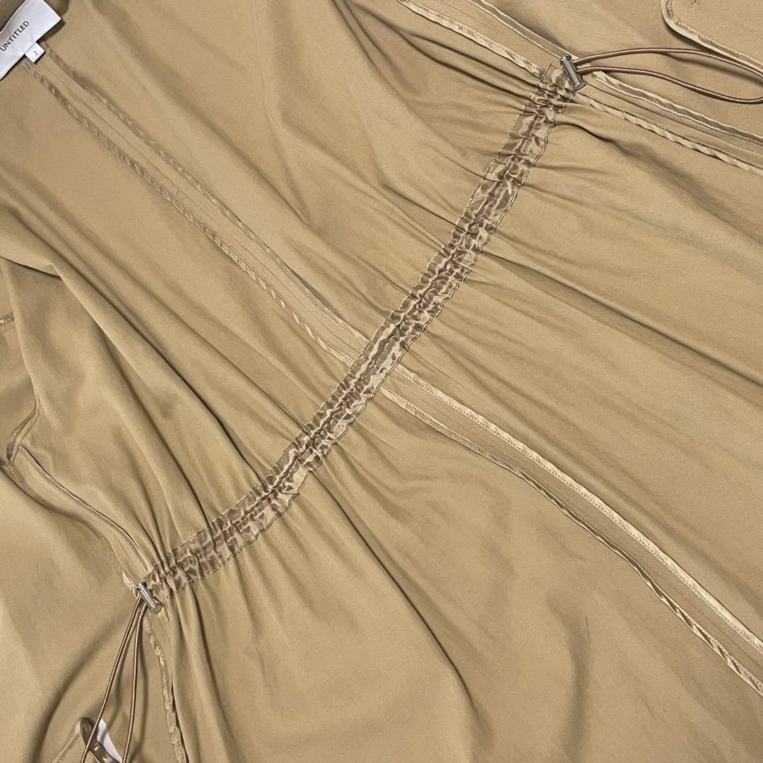 【美品】UNTITLEDアンタイトル　スプリングコート　ベージュ　2 M