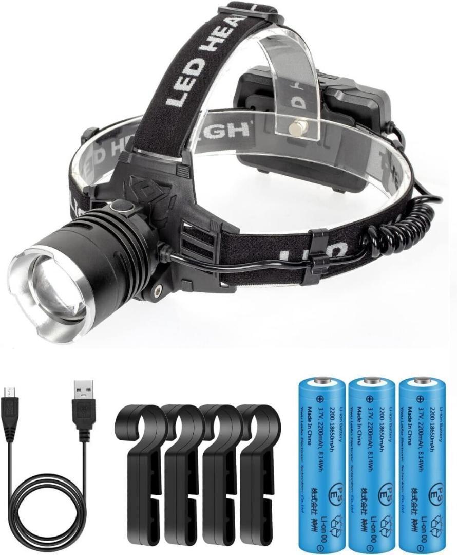 ヘッドライトCREE XHP199 1000000ルーメン ヘッドランプ