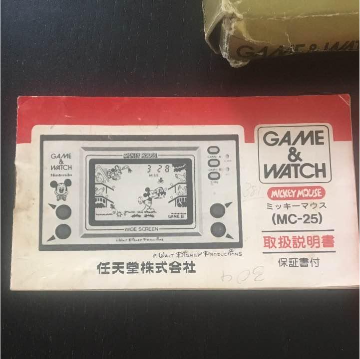 ゲームウォッチ ミッキーマウス