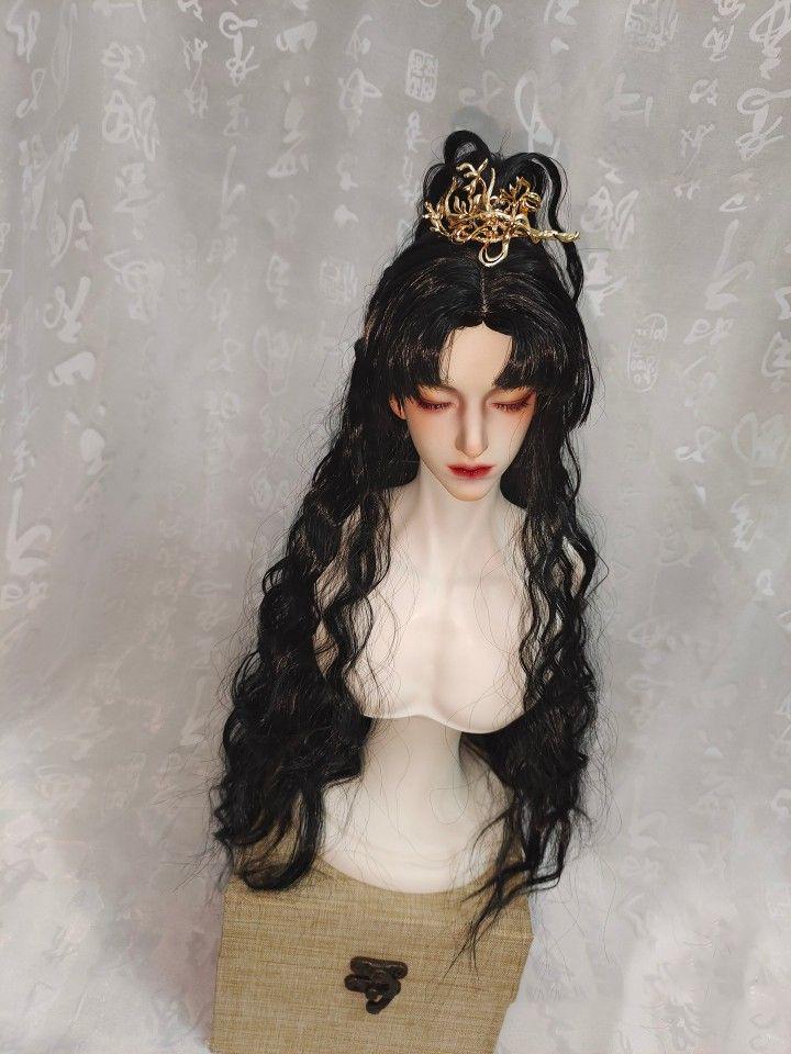 WE113 BJD 1/3 人形 ドール　用ウィッグ カツラ 耐熱 ハンドメイド