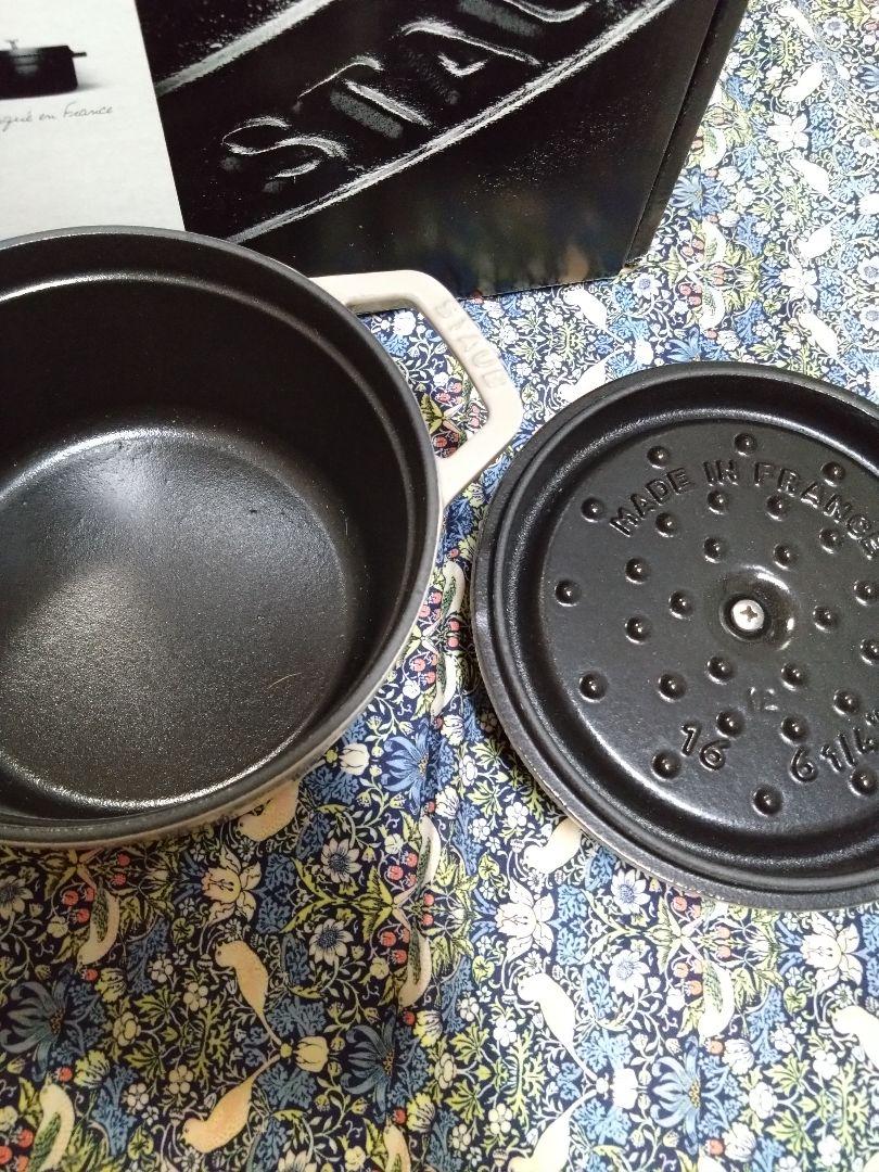 ◆新品未使用◆STAUB　ピコココット　ラウンド　リネン　16