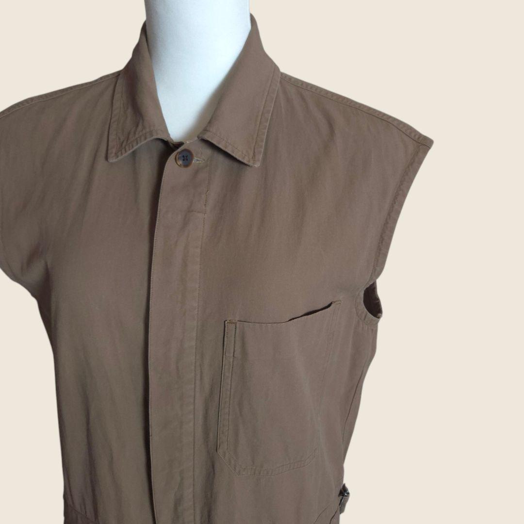 AURALEE Light Brown Jumpsuit