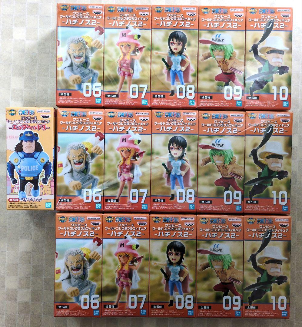 ワンピースワーコレ ―ハチノス2―&―エッグヘッド3―パシフィスタ 16個セットBANPRESTO
