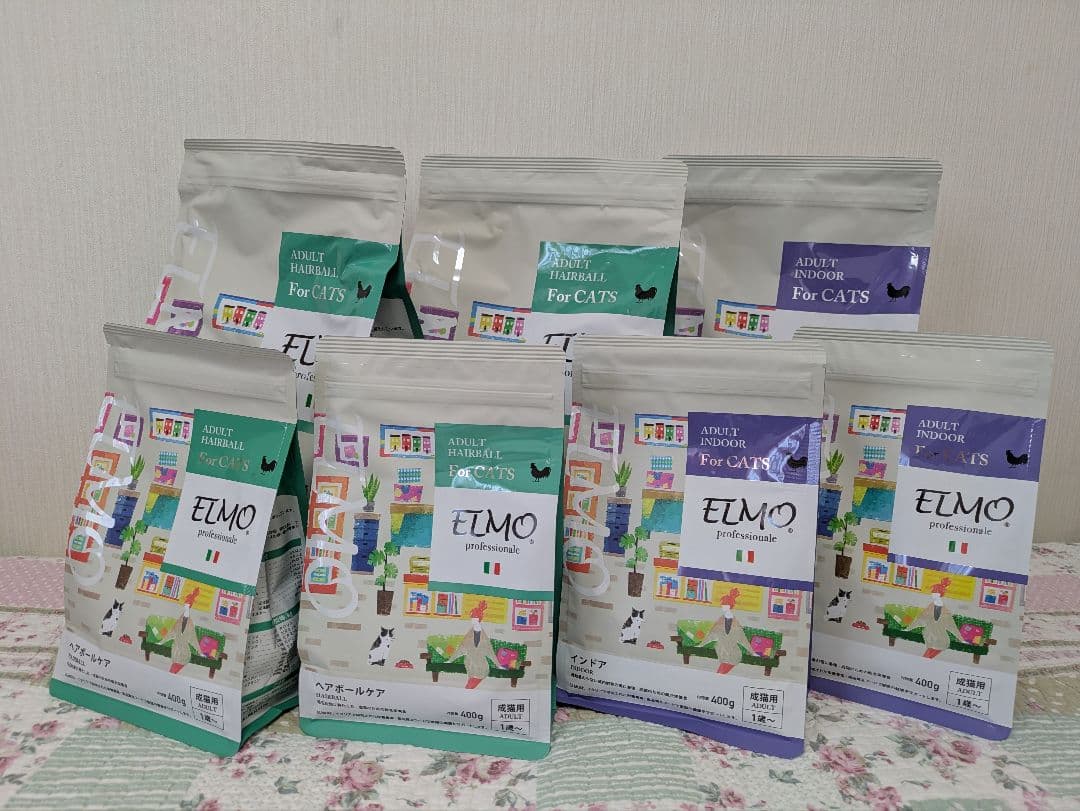 ELMO エルモ キャットフード 7.6kg ヘアボールケア　インドア