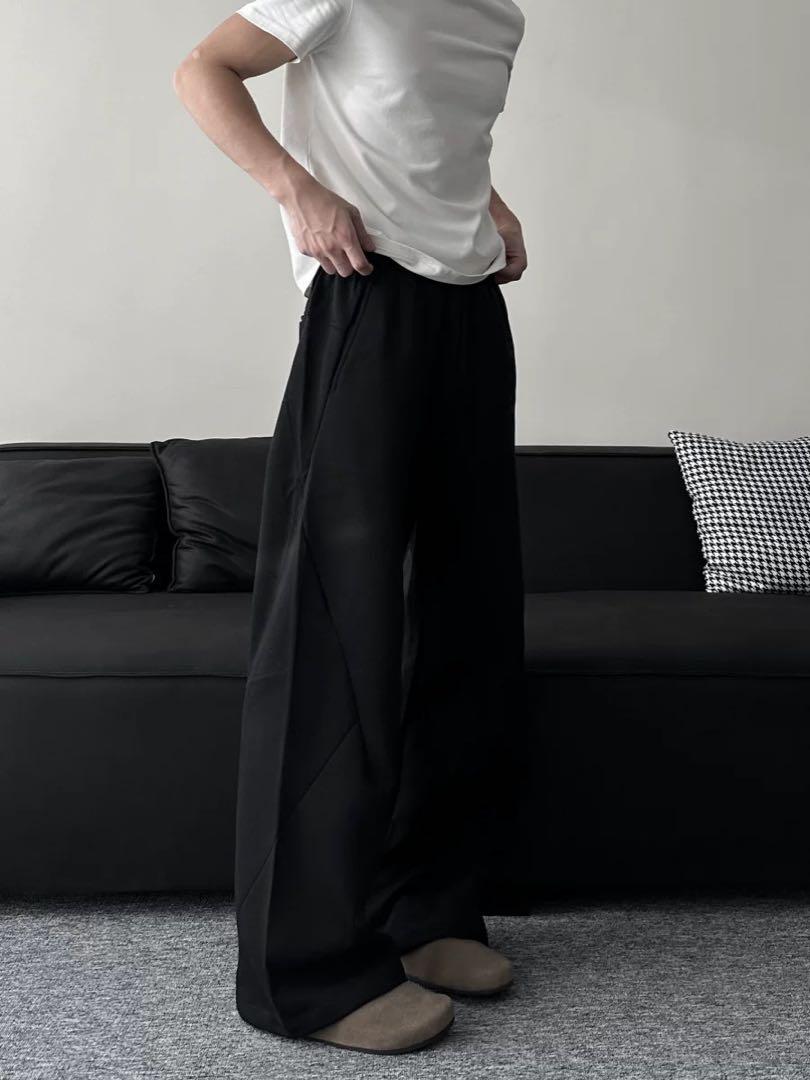 UGL YHOT スウェットパンツ スーパーワイド ブラック Mサイズ