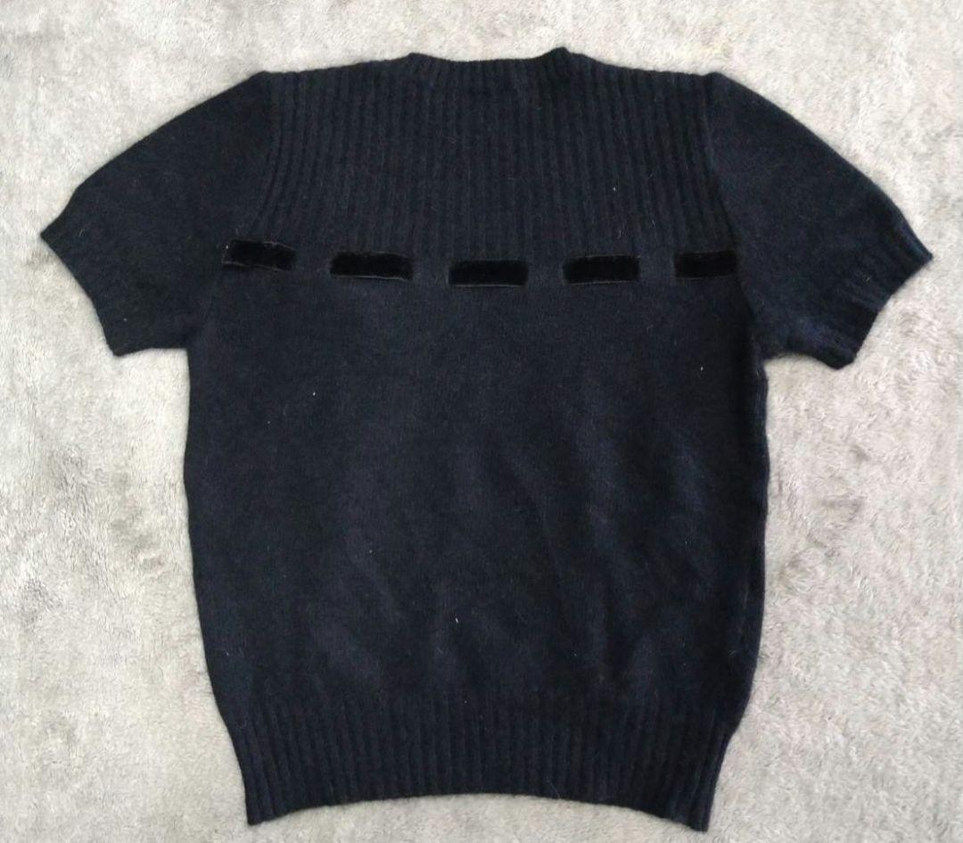 新品未使用 バレンシアガ セット ニット カーディガン ボレロ カシミヤ 黒 画像5