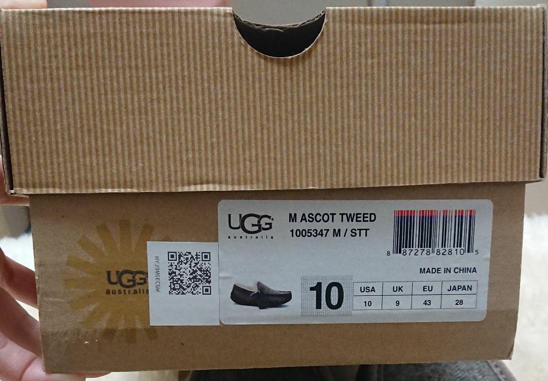 正規店特価⋘ UGG メンズ モカシン 3nPMS-m65586556066 ASCOT TWEED NEW人気
