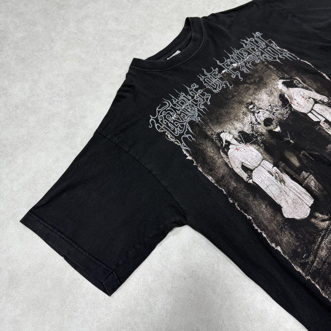古着 90s クレイドルオブフィルス 半袖 シャツ メタル バンド ブラック黒①