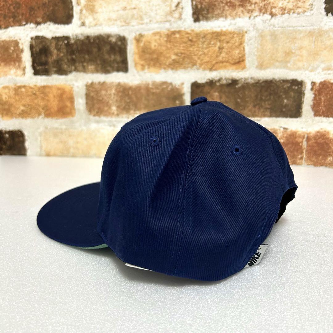 激レア　90s NIKE キャップ　ストリート　ネイビー　ゴールド　ヴィンテージ