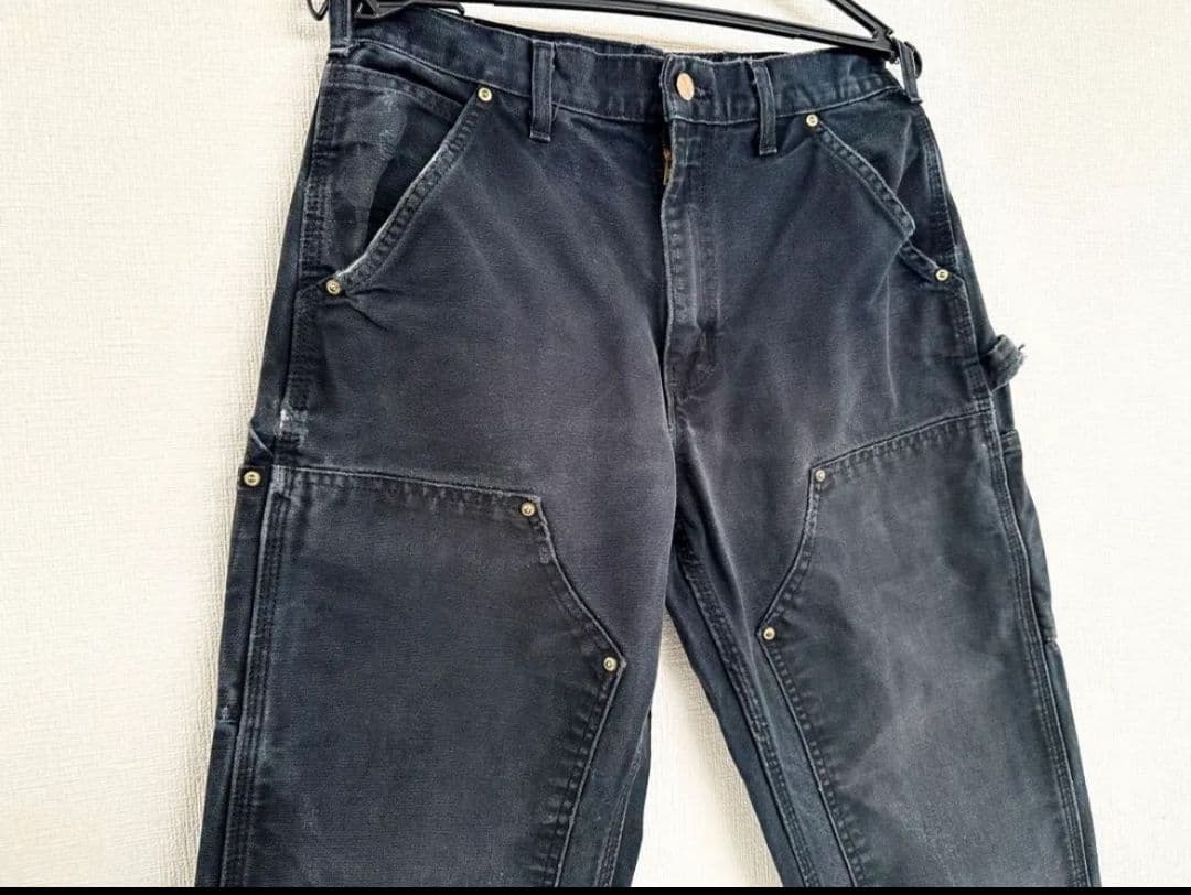 Carhartt　ダブルニー　フェード　チャコールグレー