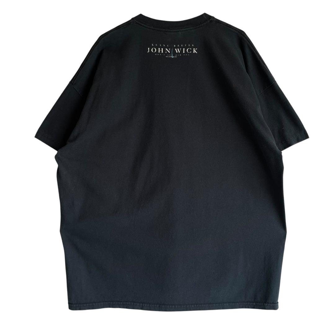 ジョンウィック 映画 Tシャツ 黒 XL John Wick キアヌリーブス