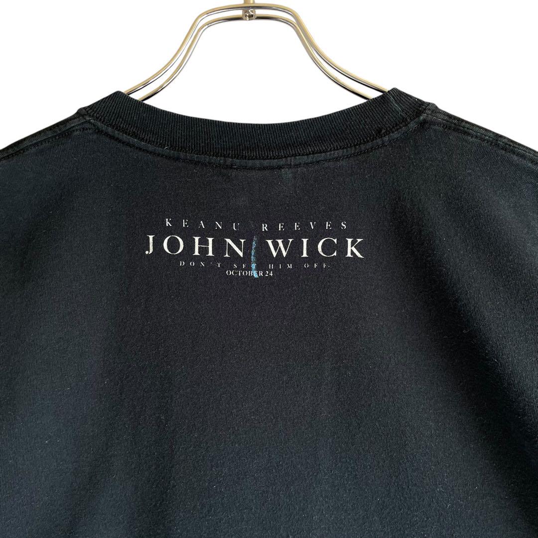 ジョンウィック 映画 Tシャツ 黒 XL John Wick キアヌリーブス
