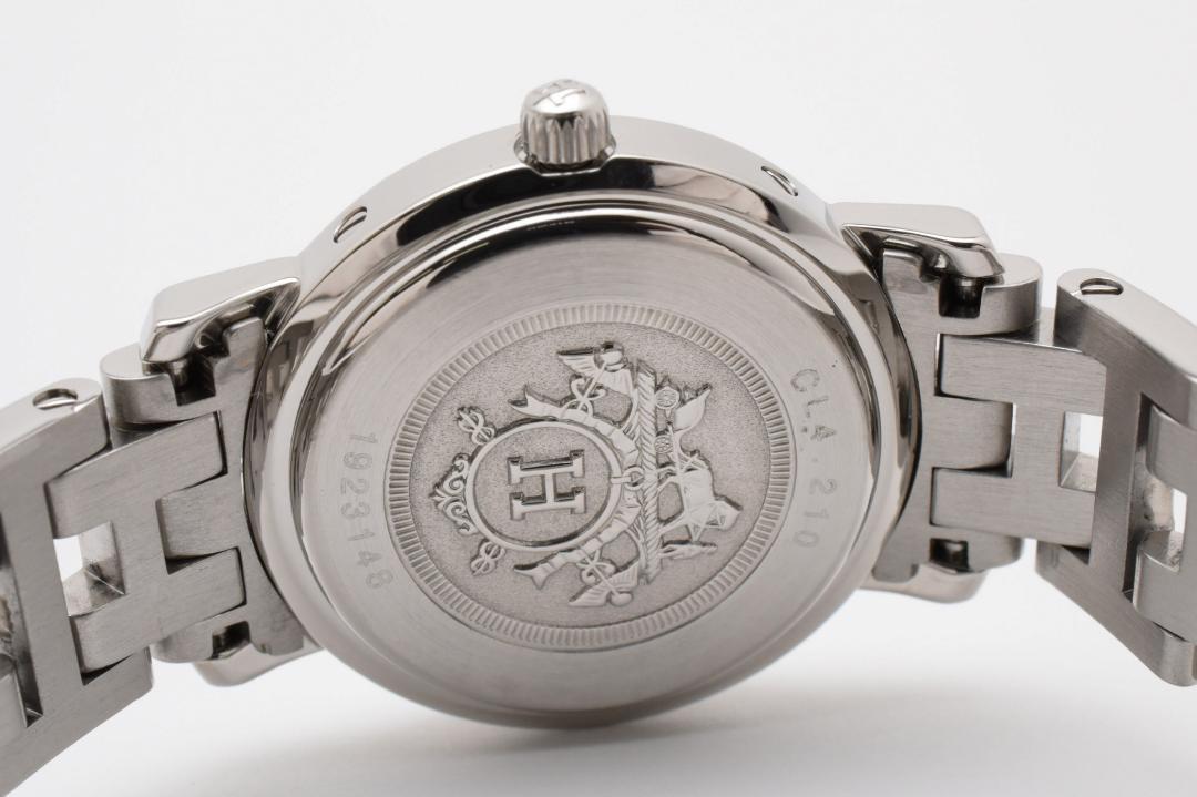 1052 HERMES エルメス クリッパー CL4.210 ピンクシェル