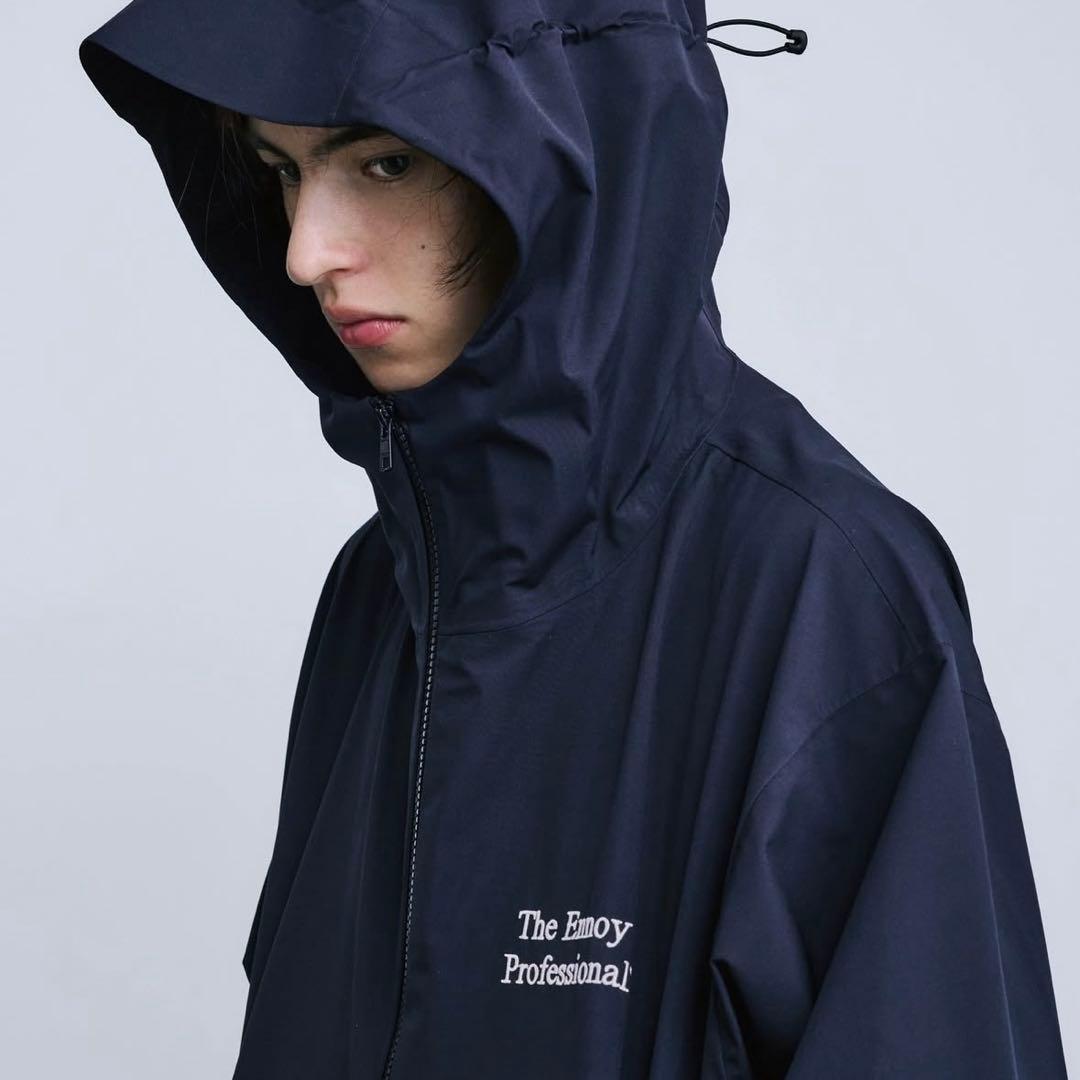 エンノイ ЗLAYER SHELL HOODIE NAVY エンノイ ЗLAYER SHELL HOODIE NAVY