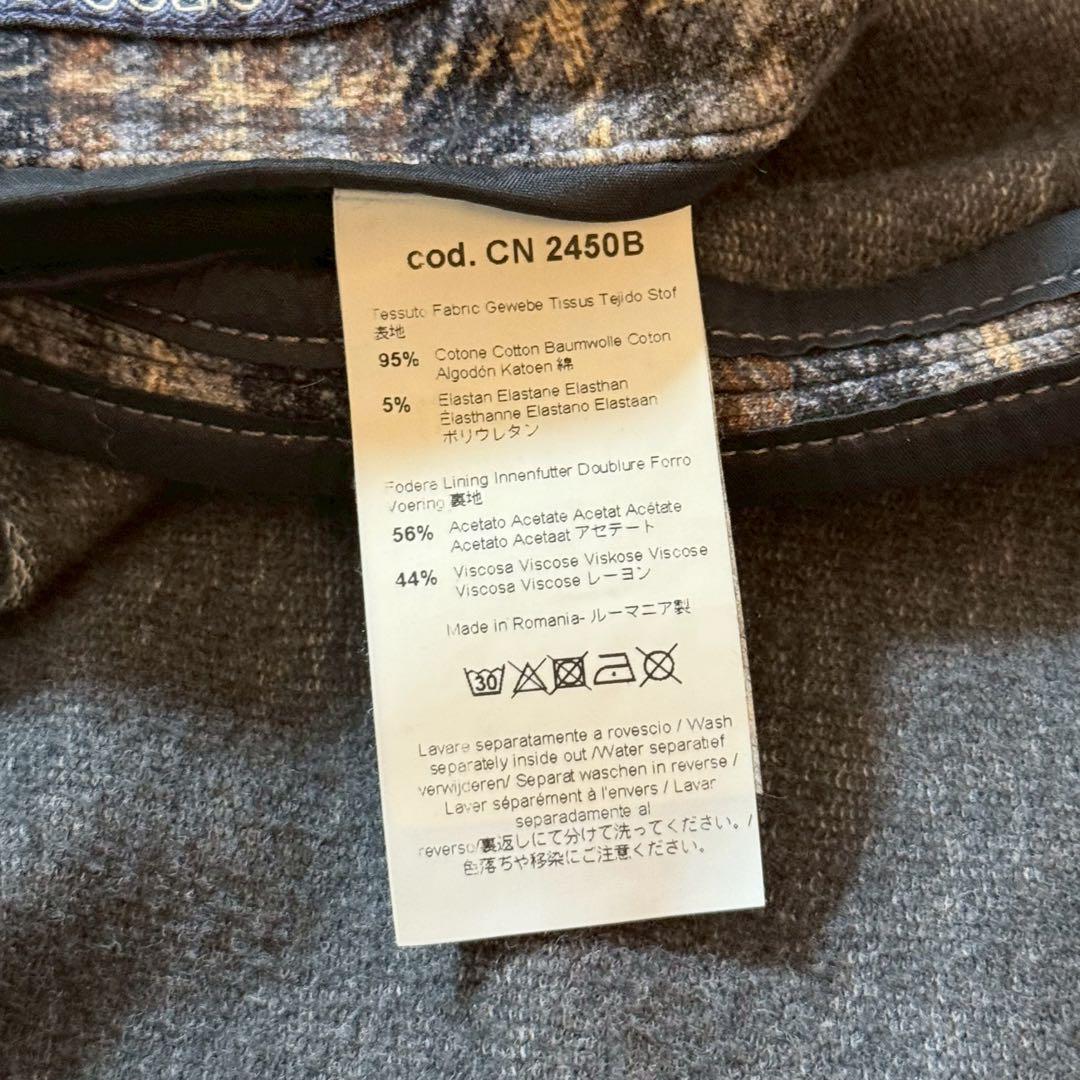 CIRCOLO1901 カシミヤタッチ グレンチェック 別注モデル グレー 48