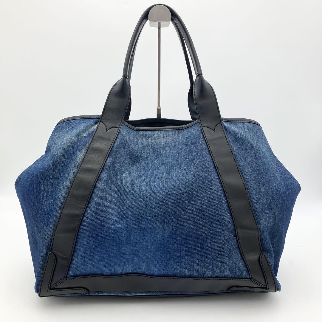 ✨正規品＆超レア商品‼️✨ バレンシアガ ネイビーカバスS デニム ハンドバッグ asy@様専用 バレンシアガ 正規品 ネイビーカバス デニム S