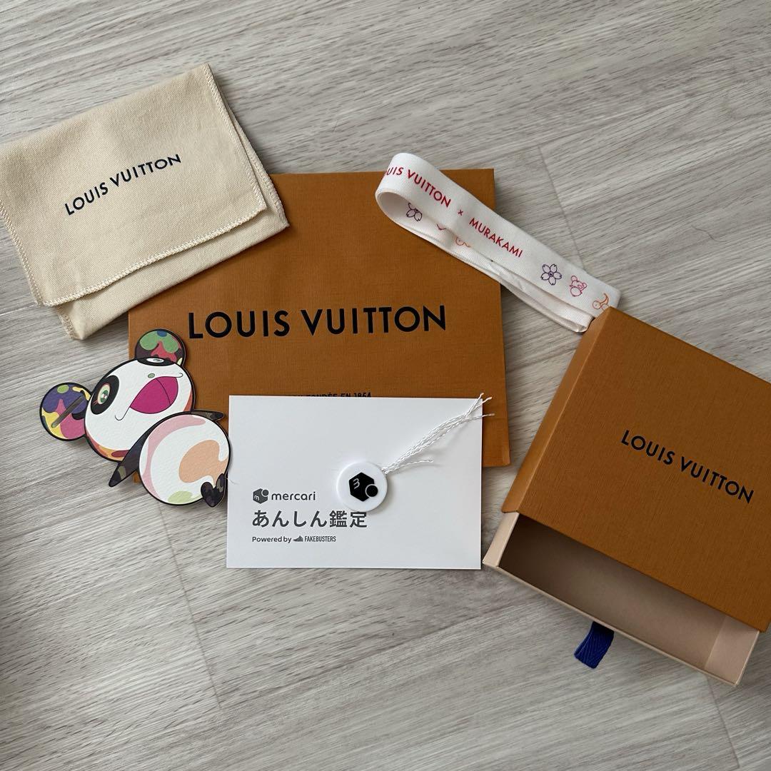 LV×TMサクラ 桜 村上隆 サクラブラウン マルチカラー 財布 三