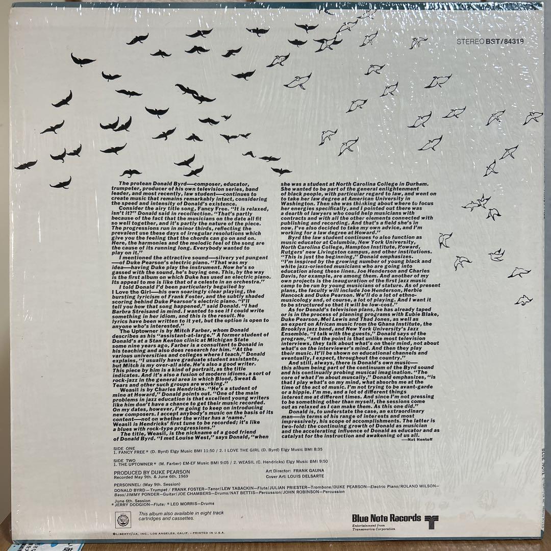 Donald Byrd ／Fancy Freeドナルド・バードオリジナル直輸入盤