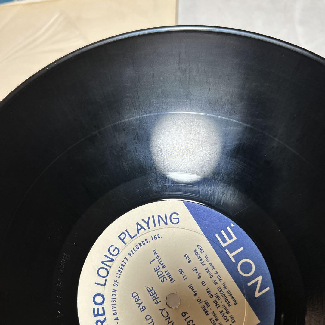 ドナルドバード 黒音符 VANGELDER刻印 ジャズ レコード LP