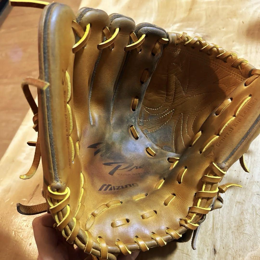 【中古】ミズノプロ　左投手用グローブ一般硬式 中古】ミズノプロ 左投手用グローブ一般硬式 - メルカリ
