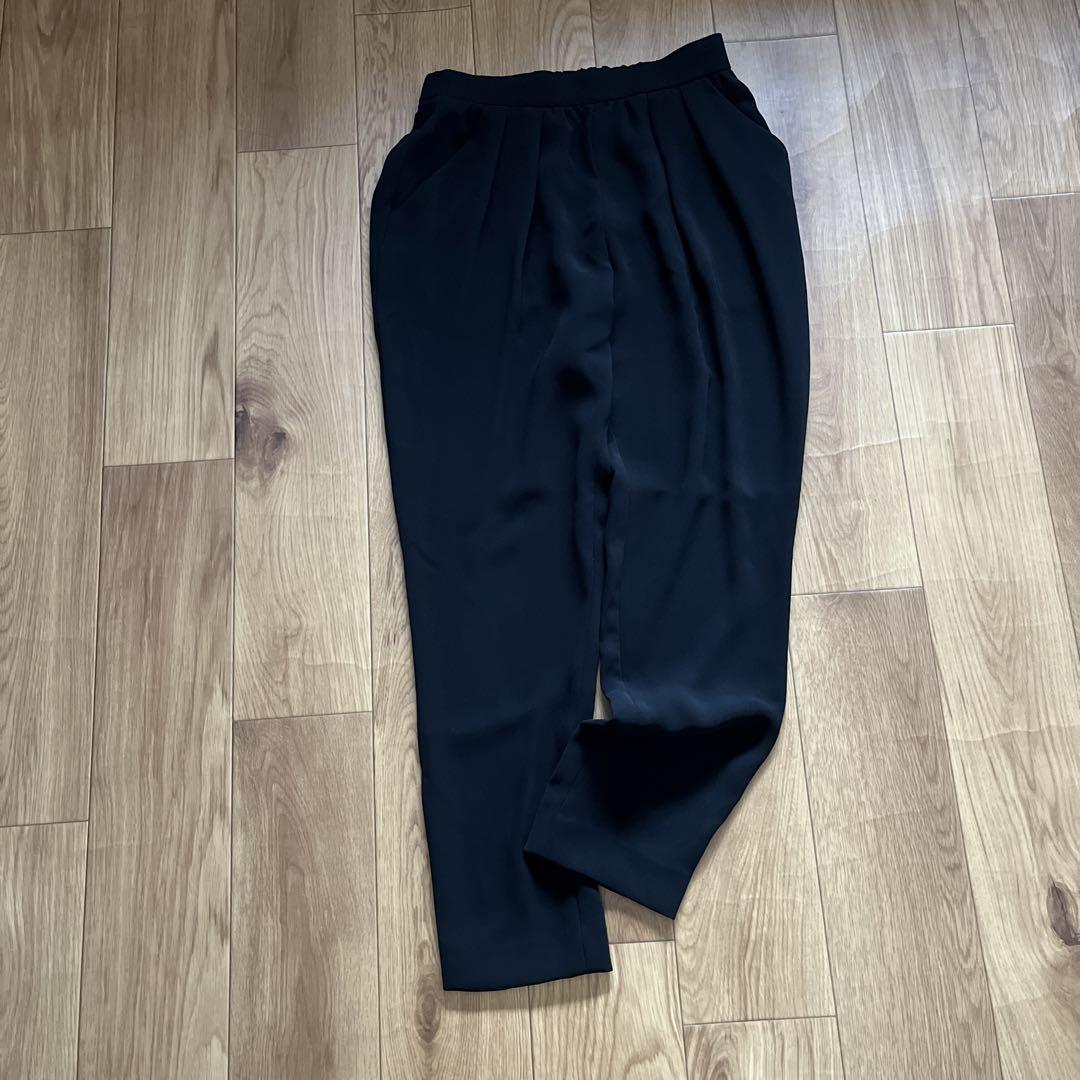 未使用に近い ENFOLD エンフォルド　ウエストタック　イージーとろみパンツ