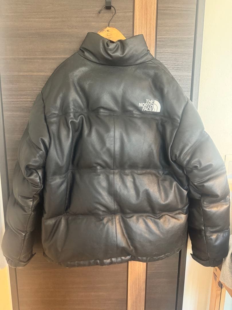 Supreme North Face Leather Nuptse Jacket Supreme North Face Leather Nuptse Jacket