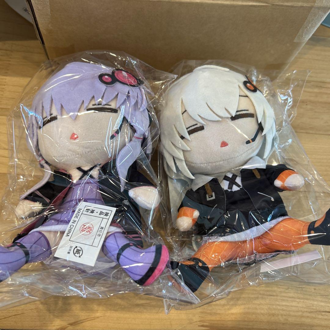 だるぐるみ 紲星あかり 結月ゆかり ぬいぐるみ　2点 ムービック 公認コラボ】ムービック×VOCALOMAKETS 結月ゆかり・紲星あかり