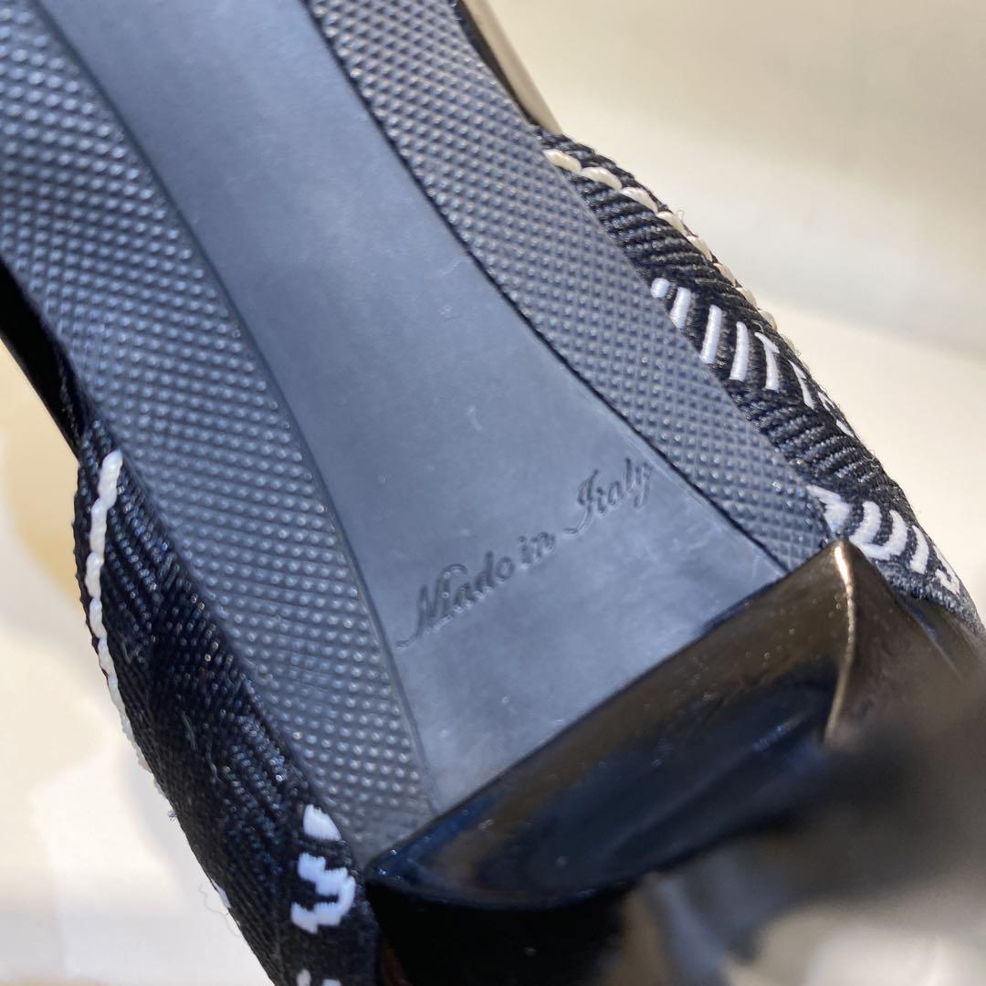 LOUIS VUITTON ブラック ハイヒールパンプス 36 M（23㎝）