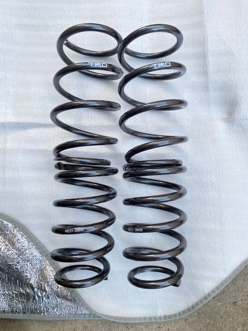 TRD ダウンサス スプリング 前後セット ZN6 86 / ZC6 BRZ
