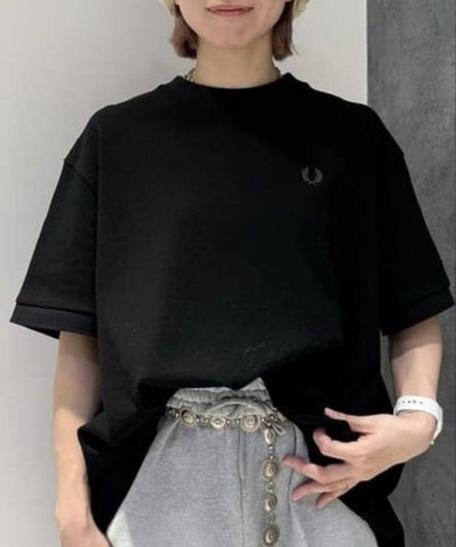 BEAMS別注 フレッドペリー Tシャツ 黒 定価12,100円