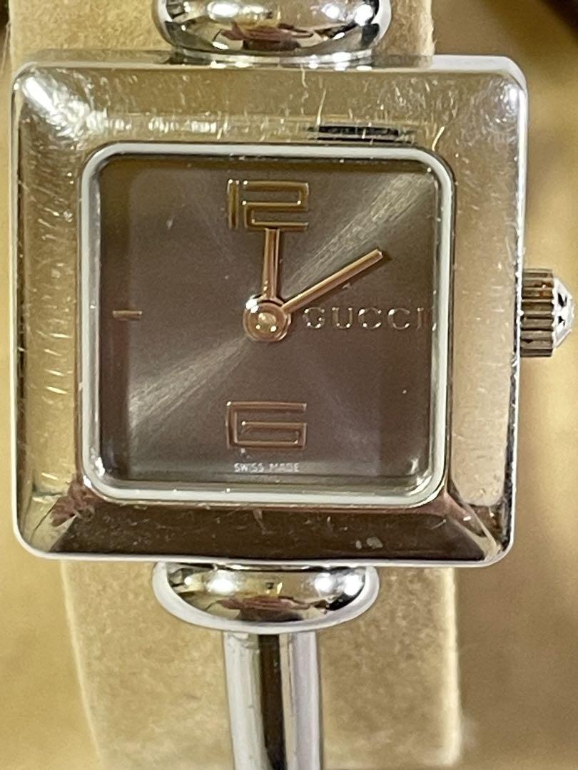 GUCCI レディース腕時計　バングル　ブレスウォッチ