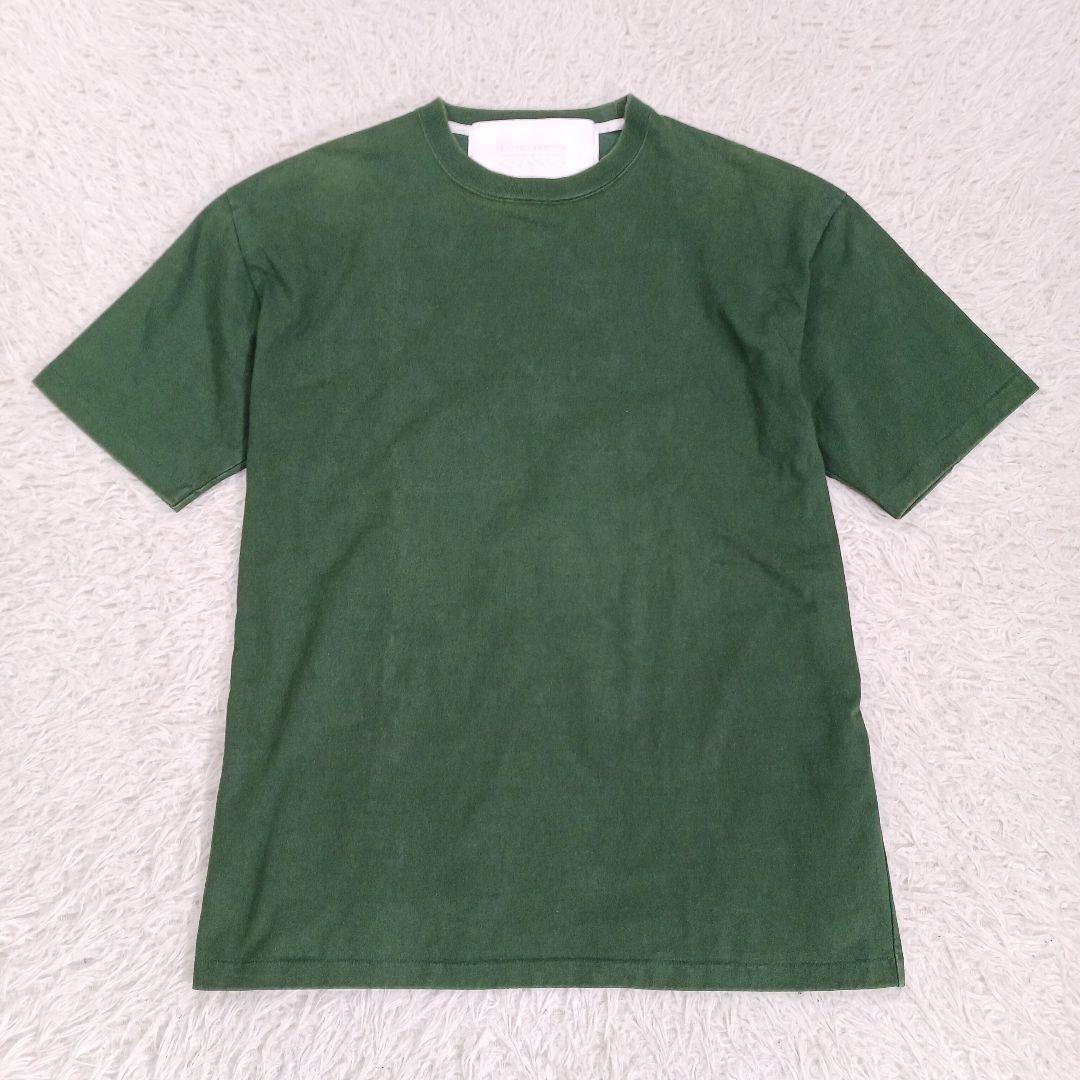 ユナイテッドアローズアンドサンズ Tシャツ 硬め生地 グリーン L